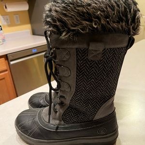 Winter boots.  Only worn a few times.  Size 9.